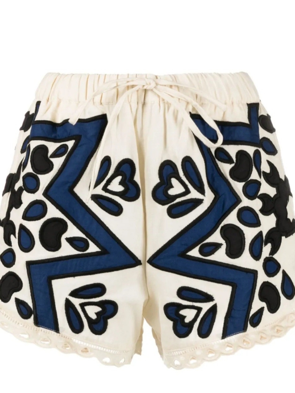 Sea NY Kaia Kaleidoscope Embroidered Shorts Small